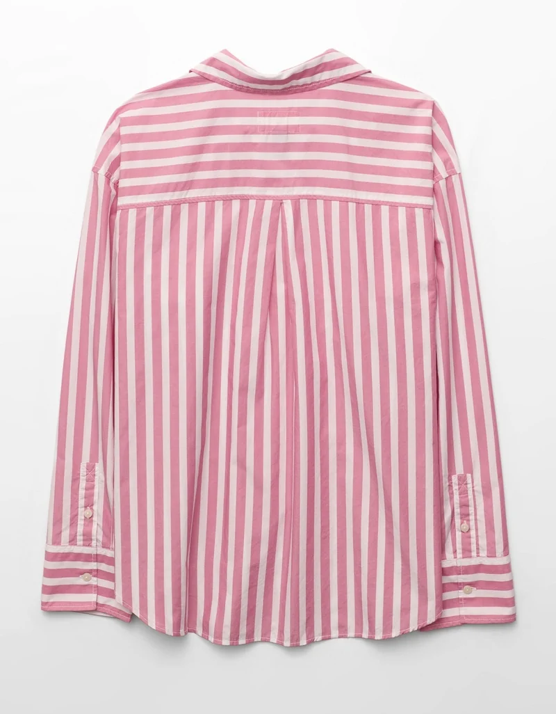 American Eagle  AE Poplin Button-Up Shirt for Women | Best Price UAE