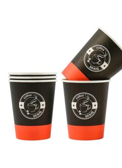 QUALITY Paper Hand Cups 50 Pieces, 9 Oz Coffee Paper Cups, Disposable Water Paper Cups, Tea Cups  - Image 4