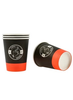 QUALITY Paper Hand Cups 50 Pieces, 9 Oz Coffee Paper Cups, Disposable Water Paper Cups, Tea Cups  - Image 5