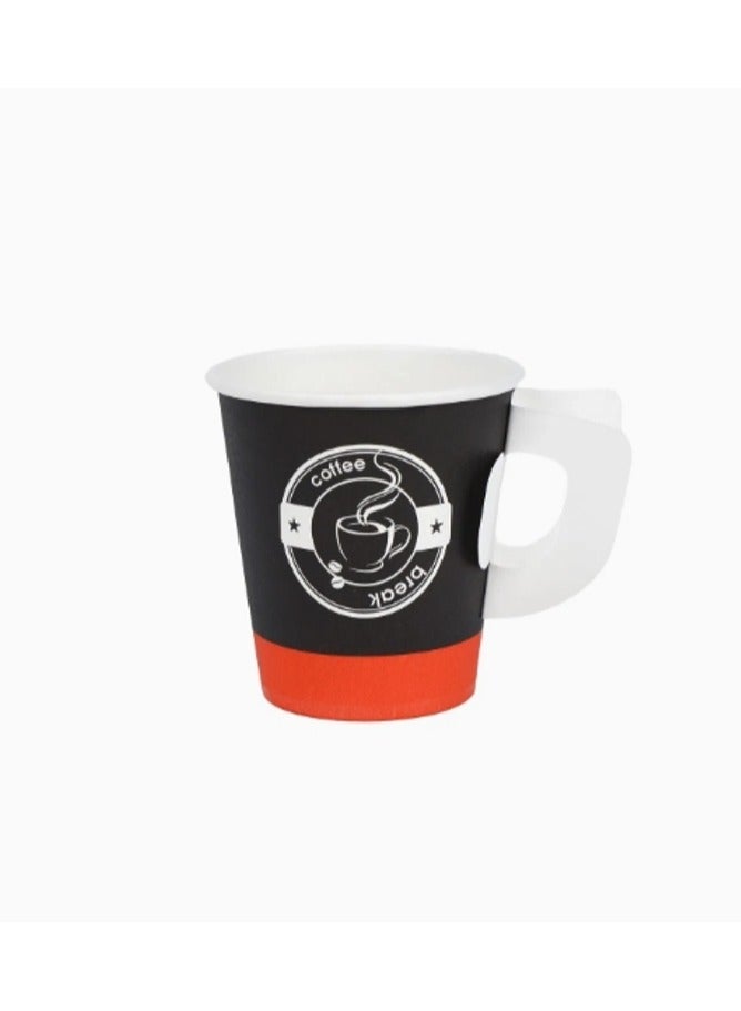 Hanaa Paper Cups With Hand 50 Pieces, 9 Oz Coffee Paper Cups - Image 2