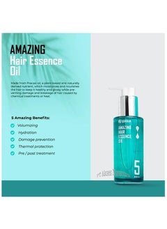 spaklean Amazing Collagen Scalp Shampoo 300ml & Amazing Hair Essence Oil 120ml  - Image 5