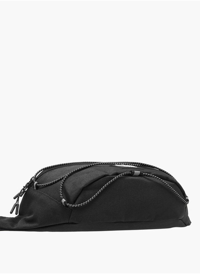 Lee Cooper Men's Logo Applique Waist Bag with Zip Closure  - Image 5