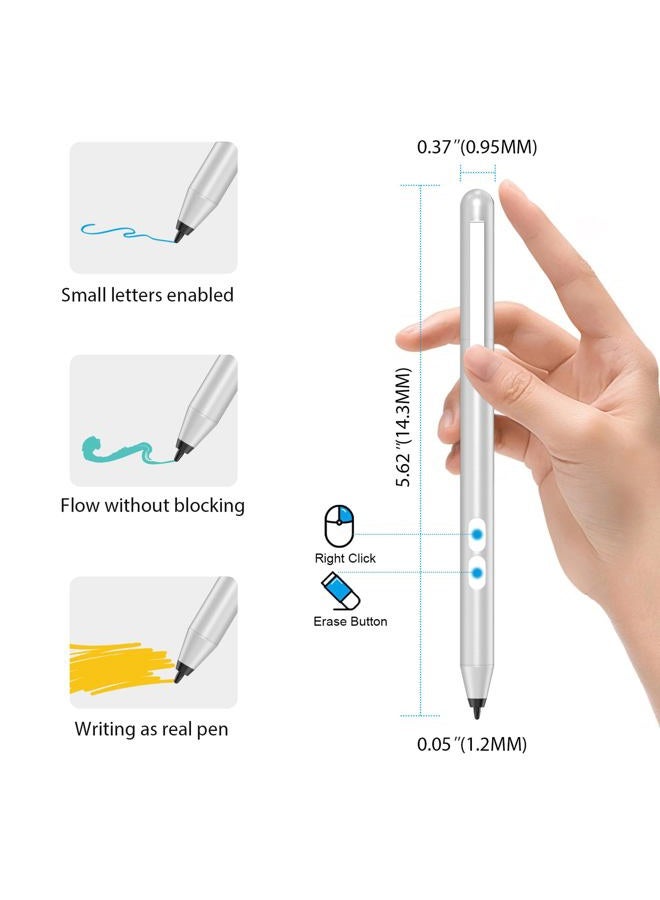 tesha Stylus Pen for ASUS Touchscreen Devices, Active Digital Pen with Ultra-Fine Tip, 1024 Pressure Sensitivity, Palm Rejection for Precision Drawing and Writing - Image 3