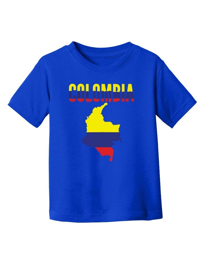 Colombia Kids Girls Tshirt - Round Neck Short Sleeve Cotton T-Shirt - Perfect for Young Colombian Explorer - Great Gift for Travelers  - Image 4