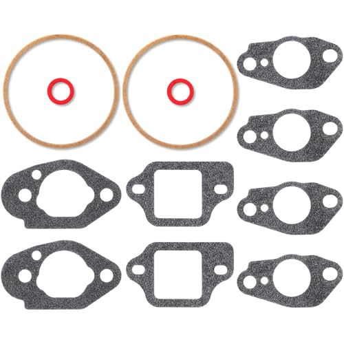 Innconee 2 Sets 16010883015 Carburetor Bowl Gasket Kit Carburetor Gasket Lawnmower Parts Carburetor Parts Compatible with Honda Gcv160 Gcv190 G150 G200 G300 G400 Gc135 Gc160 Gc190 - Image 1