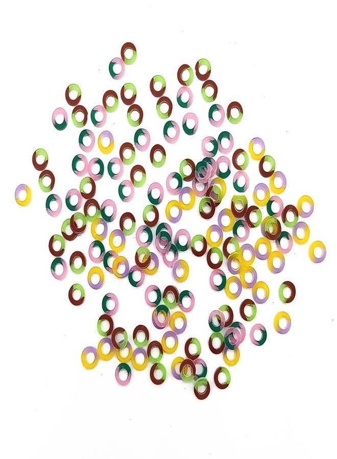 SNAWOP Orthodontic Elastic Rubber Band 1/8" Neon 200PCS Medium 3.5 Ounce Intraoral Teeth Brace Bands with Placer Hook - Image 4