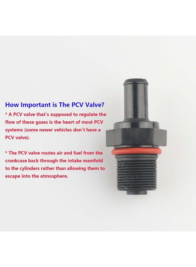 TeileHaus Replacement for Hyundai Kia Exhaust PCV Valve - Elantra, Santa Fe, Sonata, Tucson, Forte, Soul, Sorento - 26740-2G000, 267402G000, 29651, PCV490, 0450404 Positive Crankcase Ventilation Valve - Image 4