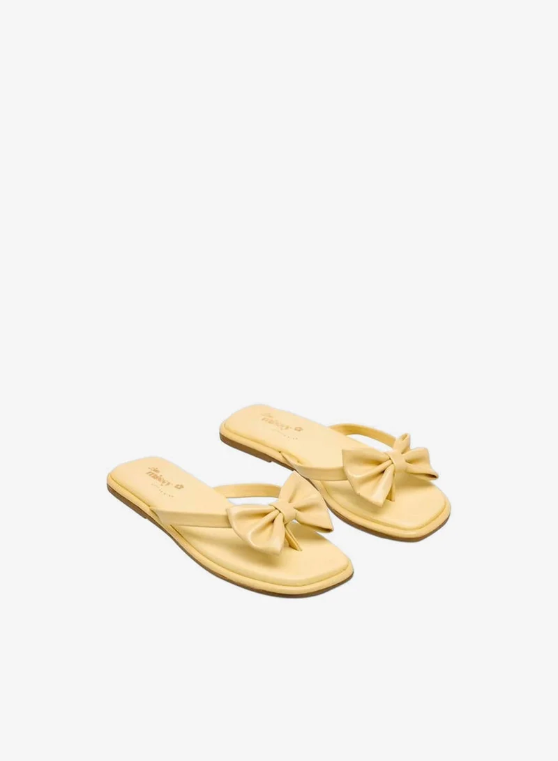 Little Missy YELLOW Girls Slip-On Sandals for Women | Best Price UAE