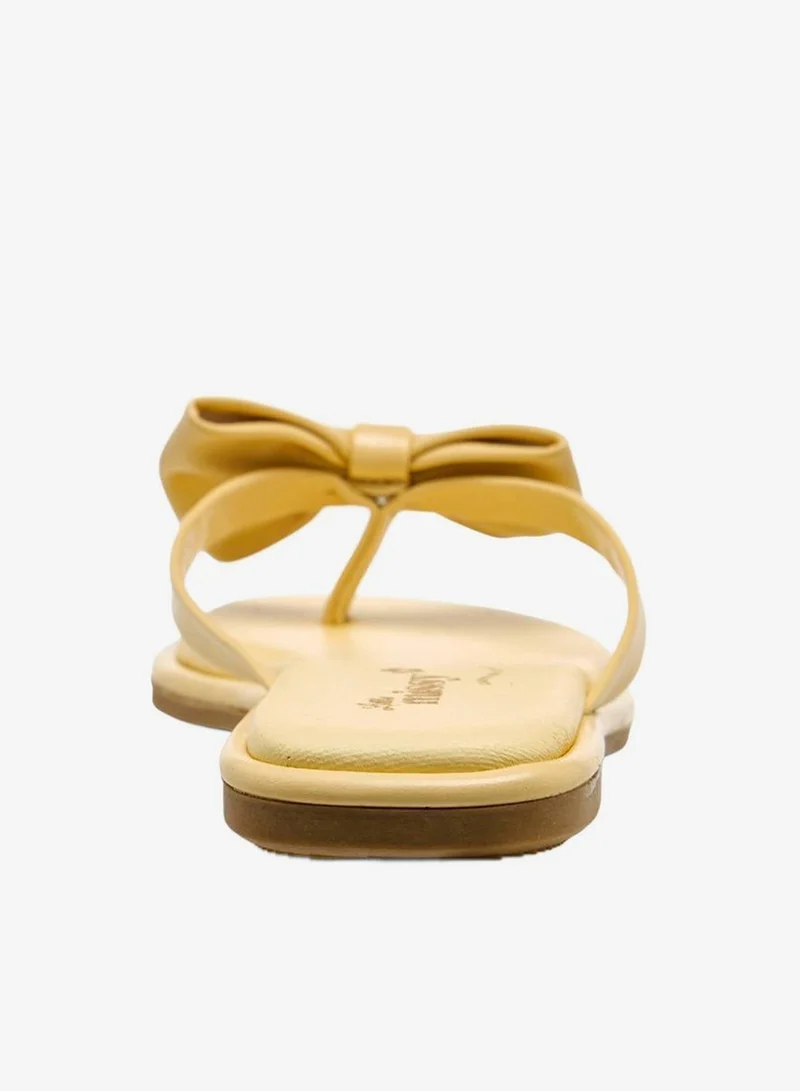 Little Missy YELLOW Girls Slip-On Sandals for Women | Best Price UAE