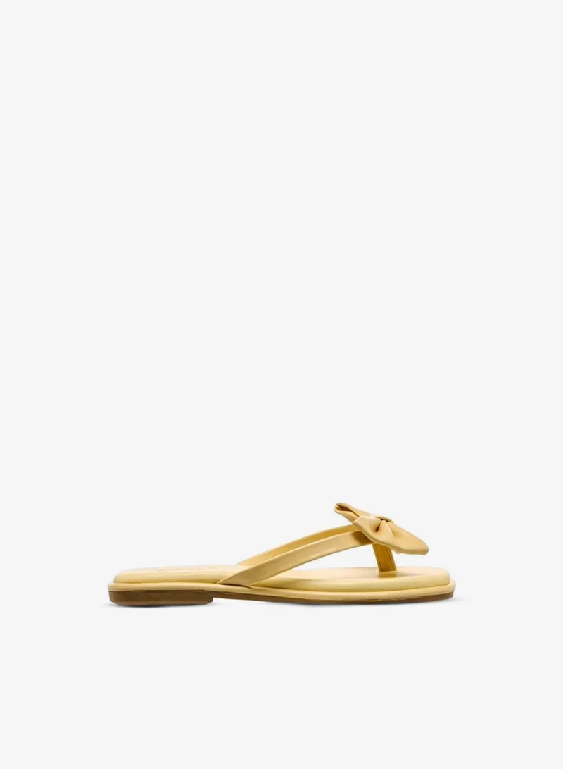 Little Missy YELLOW Girls Slip-On Sandals for Women | Best Price UAE