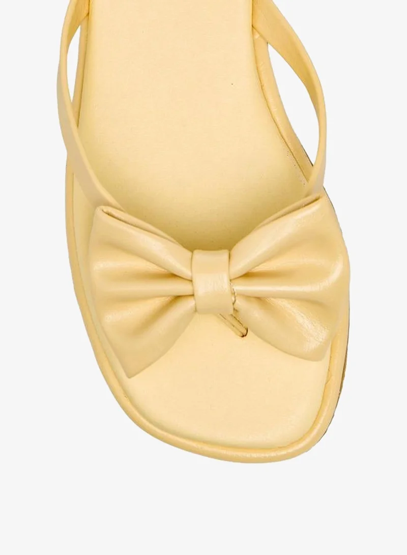 Little Missy YELLOW Girls Slip-On Sandals for Women | Best Price UAE
