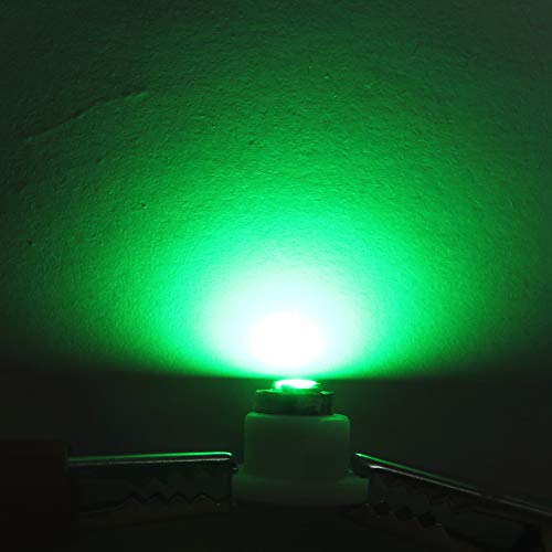 WLJH 10x Green T3 Neo Wedge Led 3030 SMD Chip 8mm Base Car Instrument Cluster Light Dashboard Gauge HVAC AC Heater Climate Control Lamps Switch Indication Interior Bulb Replacement - Image 3