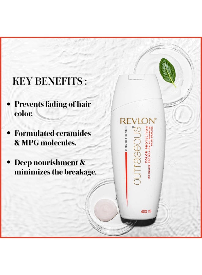 Revlon Outrageous Color Protection Conditioner, 400ml - Image 2