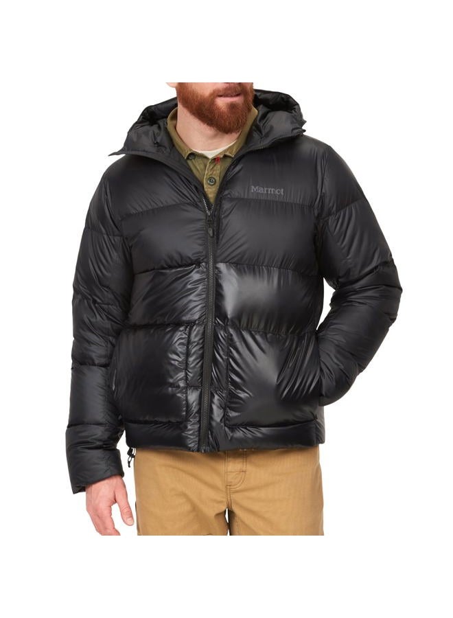 MARMOT Men's Guides Down Hoody Jacket, Black, Large - Image 1