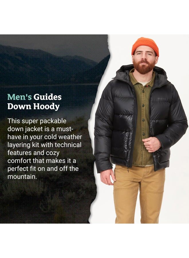 MARMOT Men's Guides Down Hoody Jacket, Black, Large - Image 4