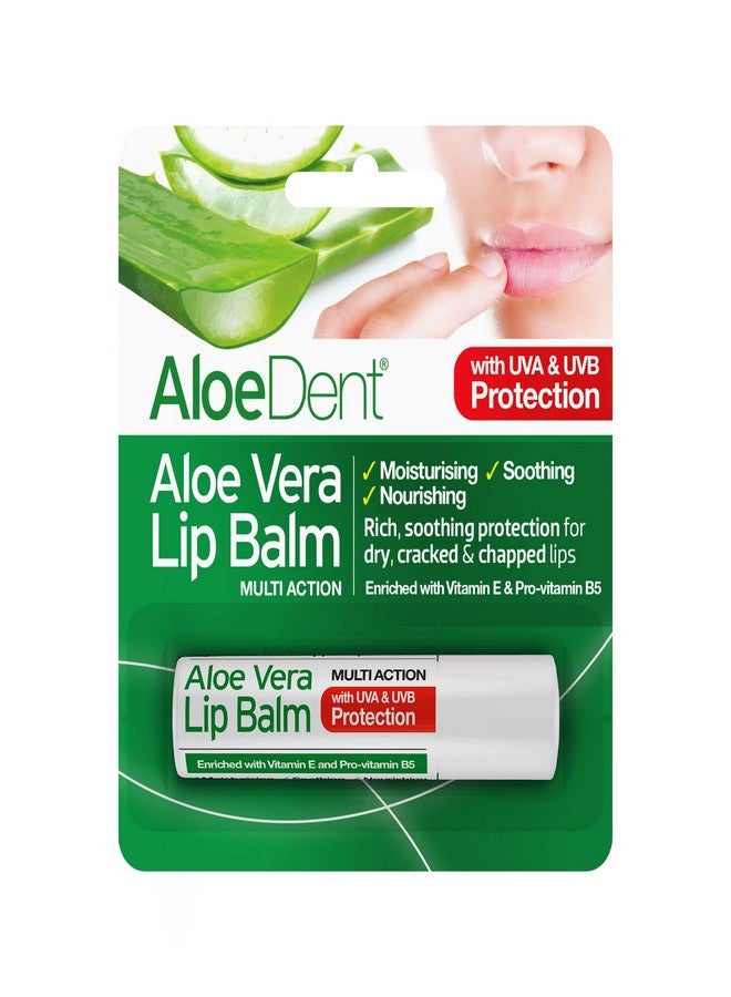 Aloe Dent Optima Aloe Vera Sun Protect Lip Balm Tea-Tree (4G) - Image 1