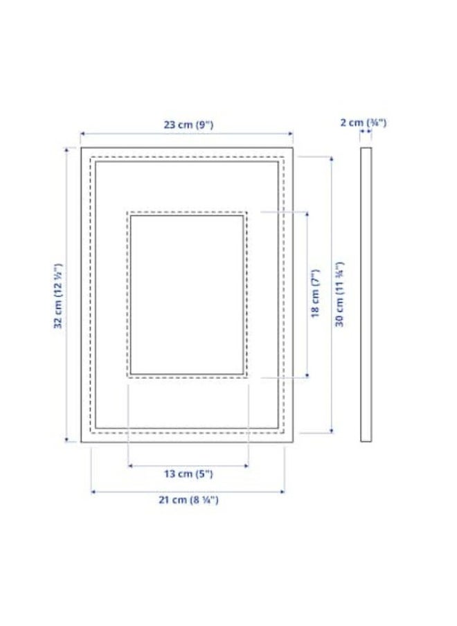 Frame, black, 21x30 cm , Picture Frames , Multi Photo Frames Collage for Wall .