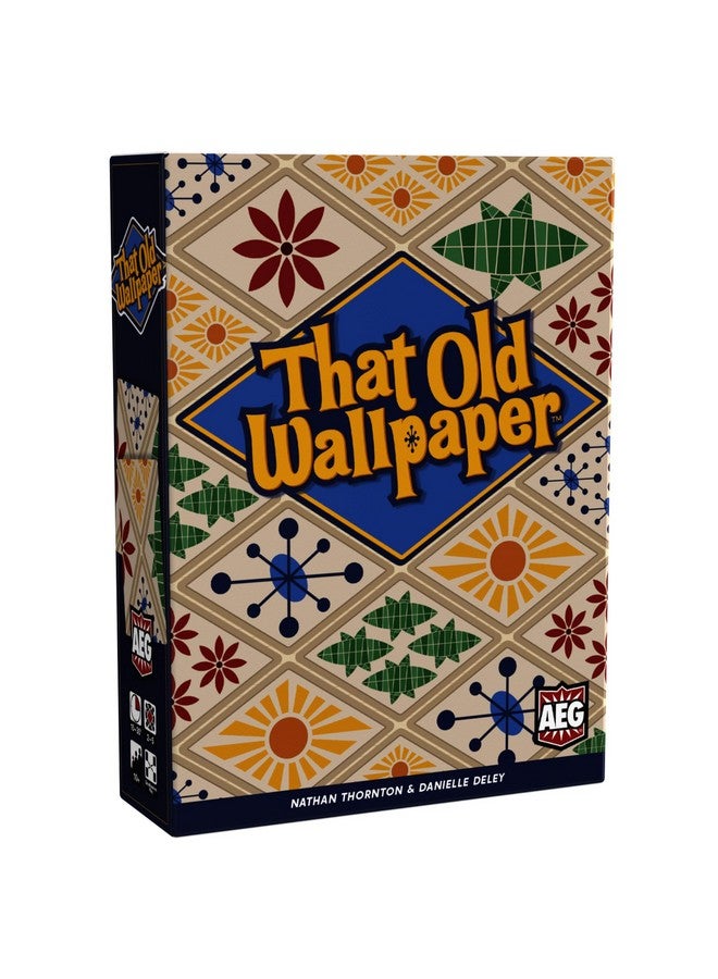 AEG Games AEG That Old Wallpaper | Collect and Match Funky and Unique Shapes | Pattern Matching Card Drafting Game | Simultaneous Play | 2-5 Players | Ages 10+ - Image 1