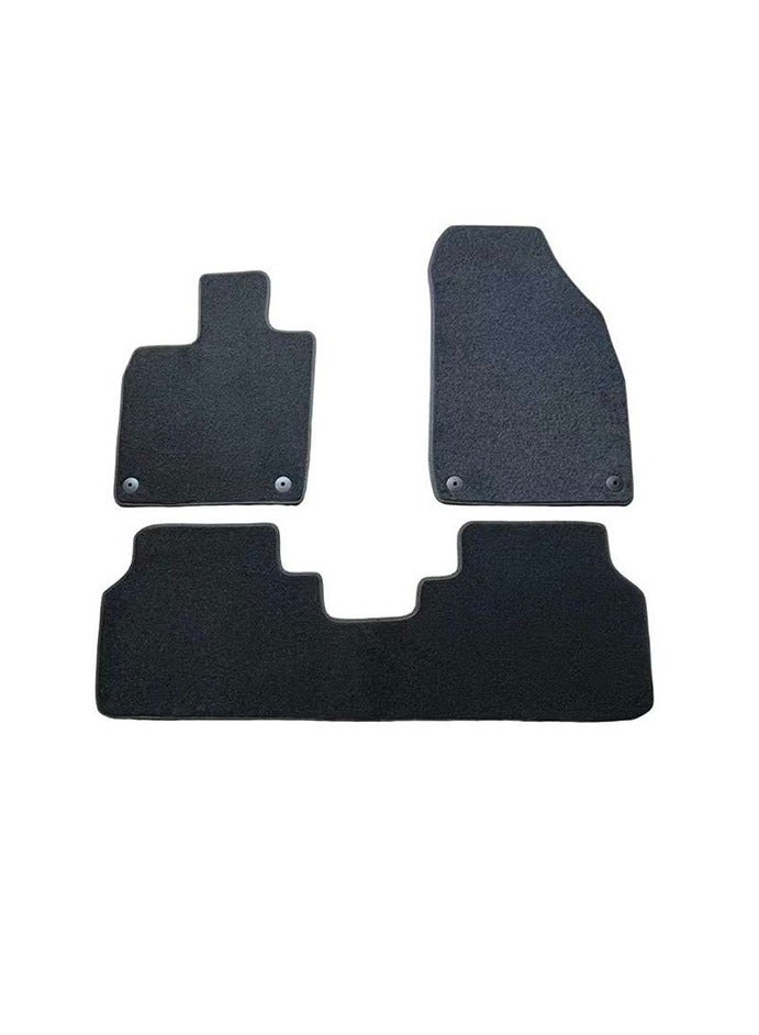 EV Protec Soft Car Floor Mats for all Volkswagen ID.4, Super Soft Floor Mat Liners Front & Rear Row Full Set