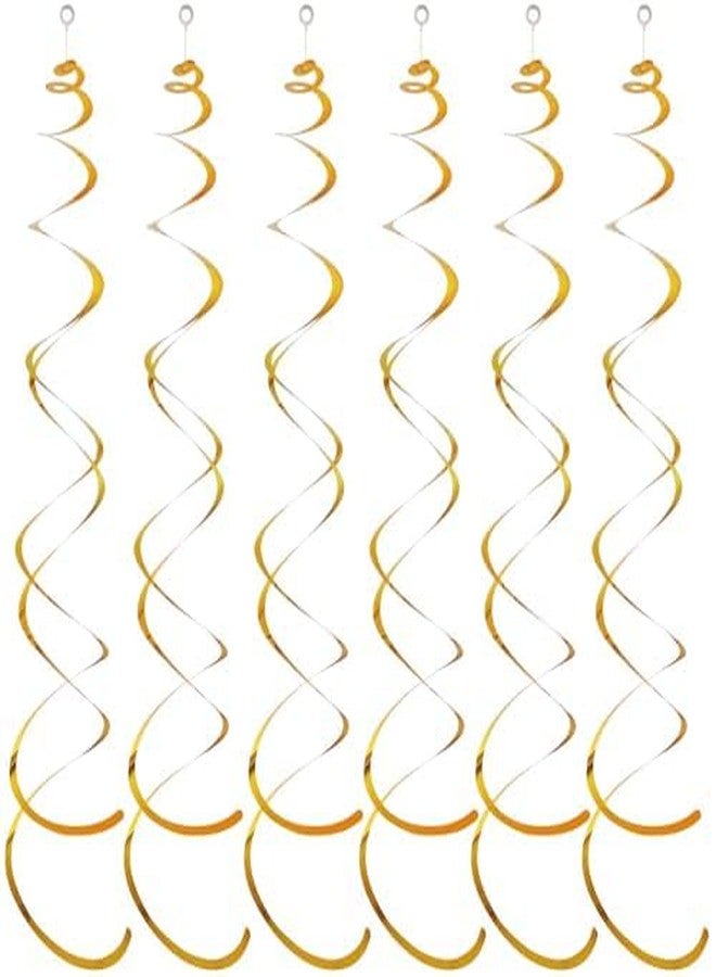 werdecade 84 Pack Colorful Ceiling Swirl Foil Decorations Hanging Plastic Streamer Themed Swirl Party Decoration for Wedding Thanksgiving Day Graduation Celebration (A) - Image 3