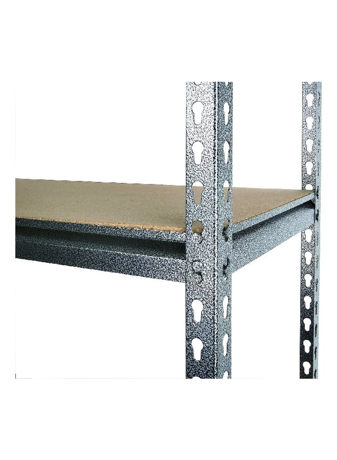 Tactix 5-Tier Freestanding Powder Coated Storage Shelf Rack Brown and Black 183 x 86.4 x 35.5 cm 329016  - Image 3