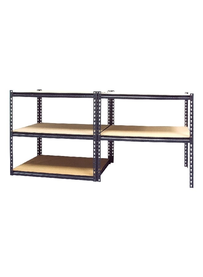 Tactix 5-Tier Freestanding Powder Coated Storage Shelf Rack Brown and Black 183 x 86.4 x 35.5 cm 329016  - Image 2