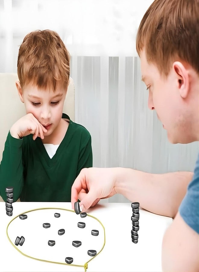 Touchcart Magnetic Strategy Board Game 24 Pieces | Fun Family Magnet Game for Kids & Adults | Brain Boosting Logic & Concentration Puzzle | Portable Travel & Party Game - Image 2