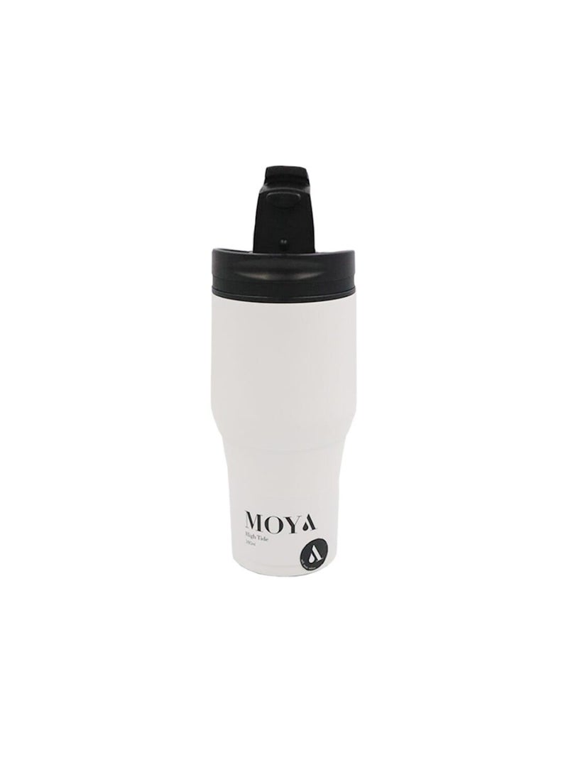 Moya "High Tide" 380ml Travel Coffee Mug Black/White - Image 3