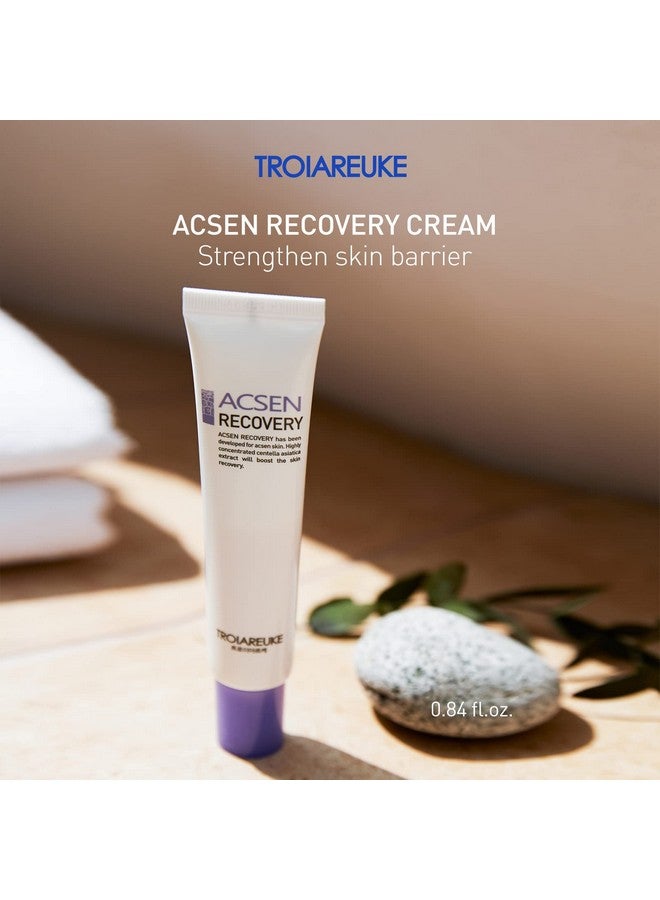 TROIAREUKE Acsen Recovery Cream Hydrating And Soothing Facial Moisturizer With Centella Asiatica Olive Oil And Squalane For Sensitive Dry And Dehydrated Skin Reduces Signs Of Acne Scars - Image 2