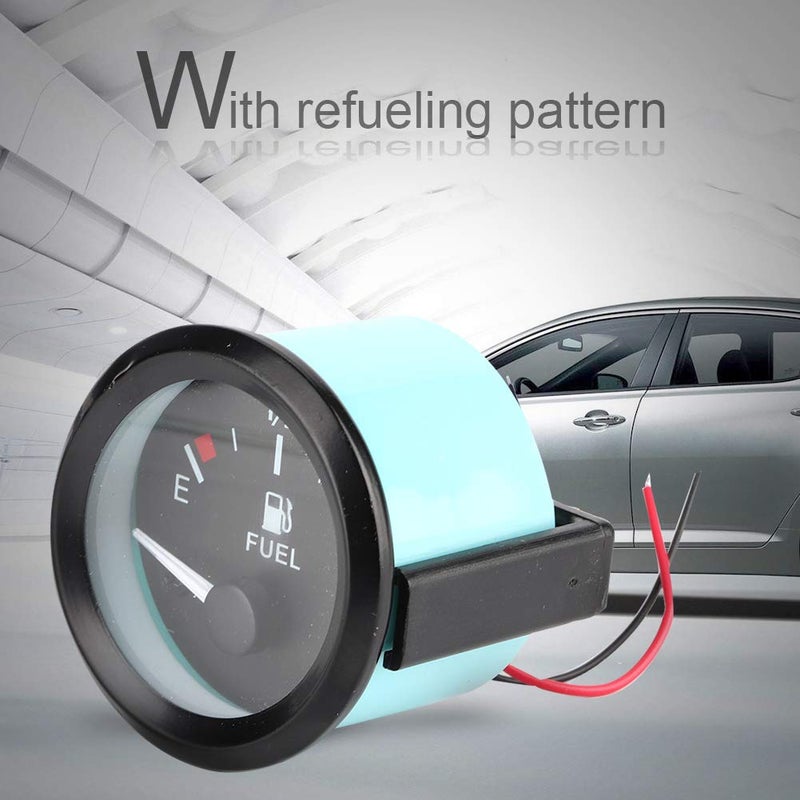 مقياس مستوى الوقود العالمي، مقياس ومرسل مستوى الوقود، مقياس مستوى الوقود الرقمي LED مع مستشعر الوقود، مقياس مؤشر 12 فولت E-1/2-F - Image 5