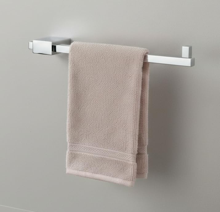 ORCE BATH ARTICLE Premium 304 Stainless Steel Hand Towel Holder for Bathroom & Kitchen | Wall Mounted Towel Rod Bar | Rust-Proof Chrome Finish | Space Saving Modern Bathroom Accessory - Image 2