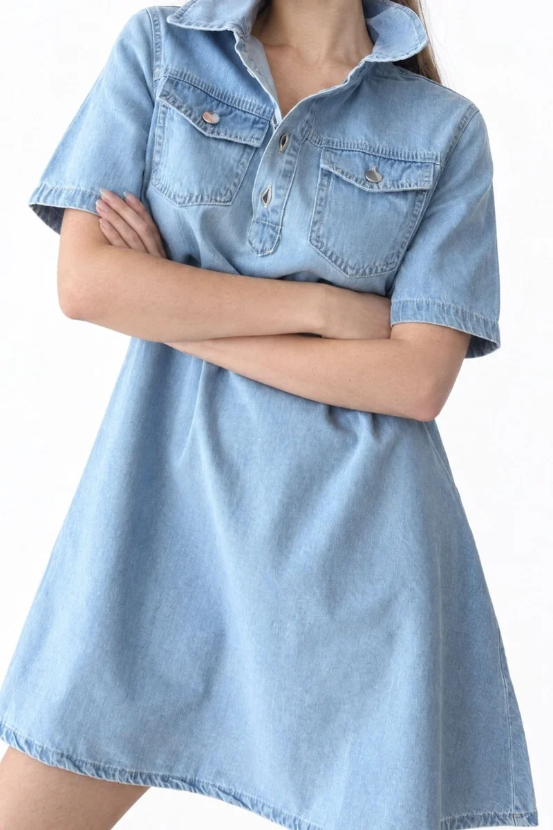 سكوالو SQUALO Denim Dress