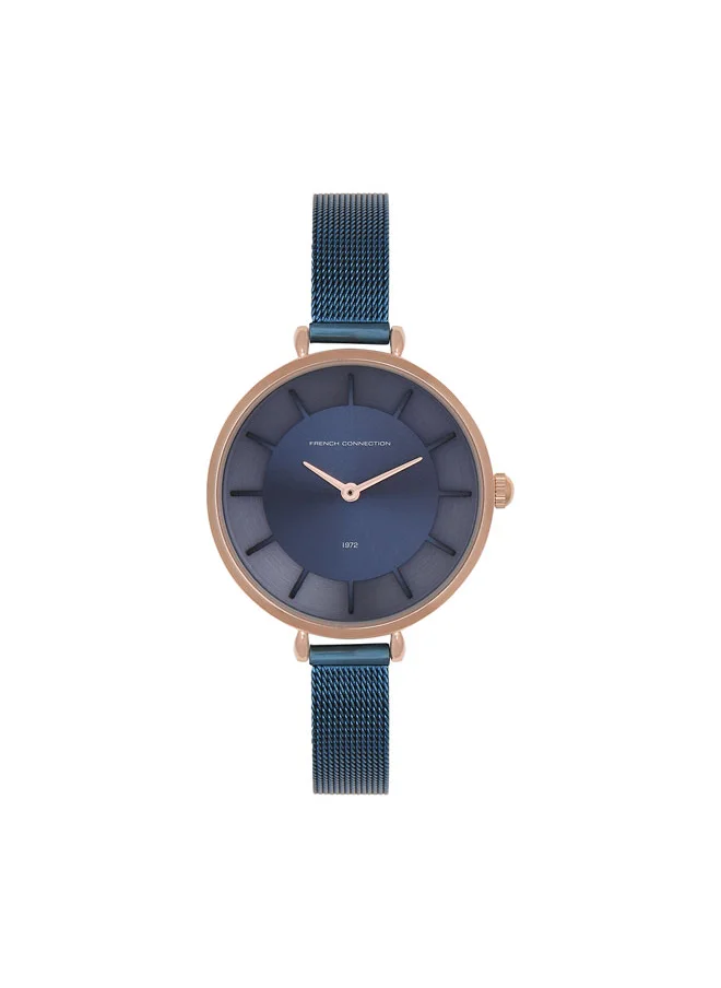 French Connection French Connection Analog Blue Dial Women's Watch-FCE115UBM