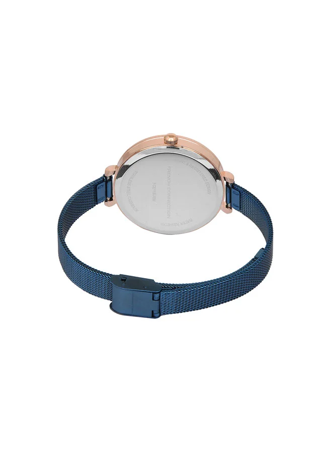 French Connection French Connection Analog Blue Dial Women's Watch-FCE115UBM