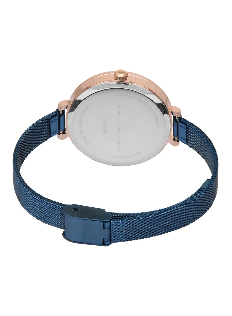 French Connection French Connection Analog Blue Dial Women's Watch-FCE115UBM