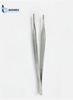 Medical Forceps Adson Brown Tissue Forceps 12 CM length with broad thumb rest 9 x 9 teeth for a firm hold