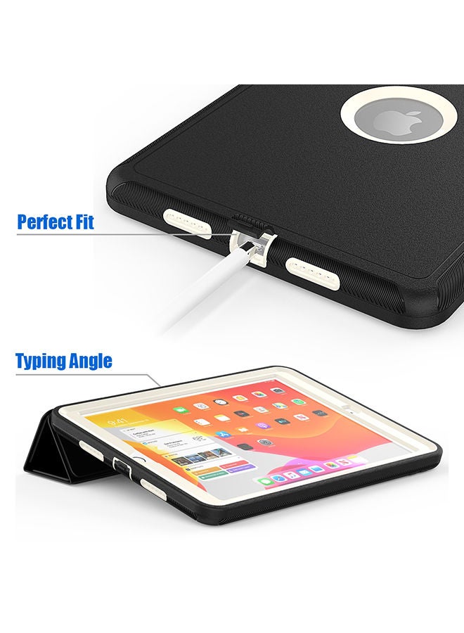 إسكدنيا غطاء للحماية قلاب مغناطيسي بتصميم أفقي ومُخصص لجهاز أبل آي باد مقاس 10.2 بوصة رمادي - Image 3