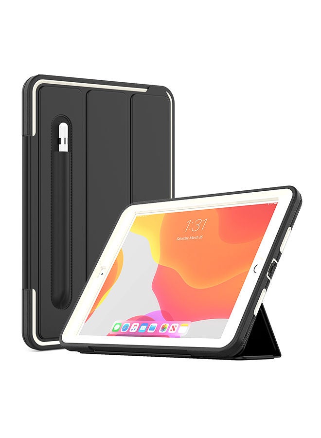 إسكدنيا غطاء للحماية قلاب مغناطيسي بتصميم أفقي ومُخصص لجهاز أبل آي باد مقاس 10.2 بوصة رمادي - Image 1