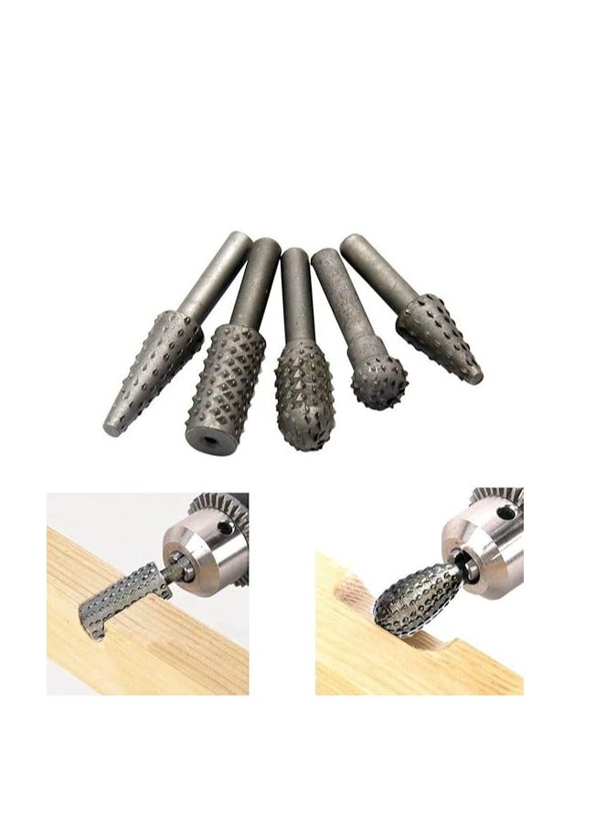SL Rotary Rasp Drill Bit Set Wood Working 5 PCS  - Image 5