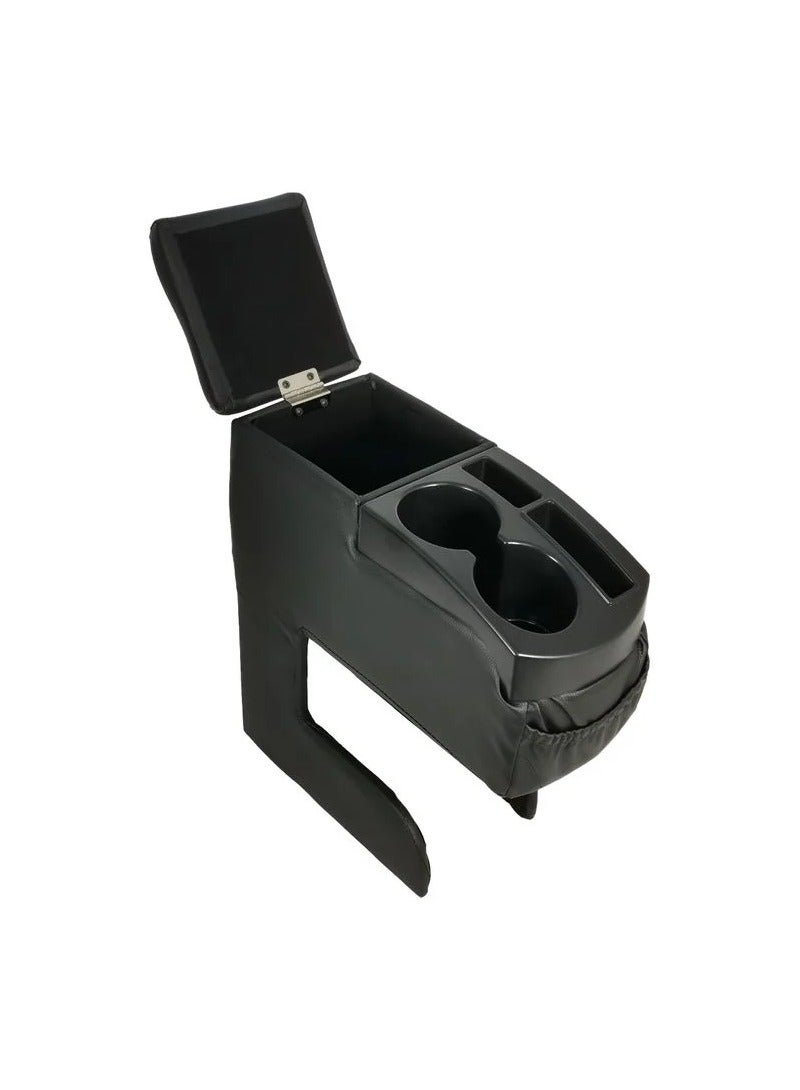 Car Armrest Car Console Box Multi Functional Console Box Drink Holder Car Center Console Box - Image 2