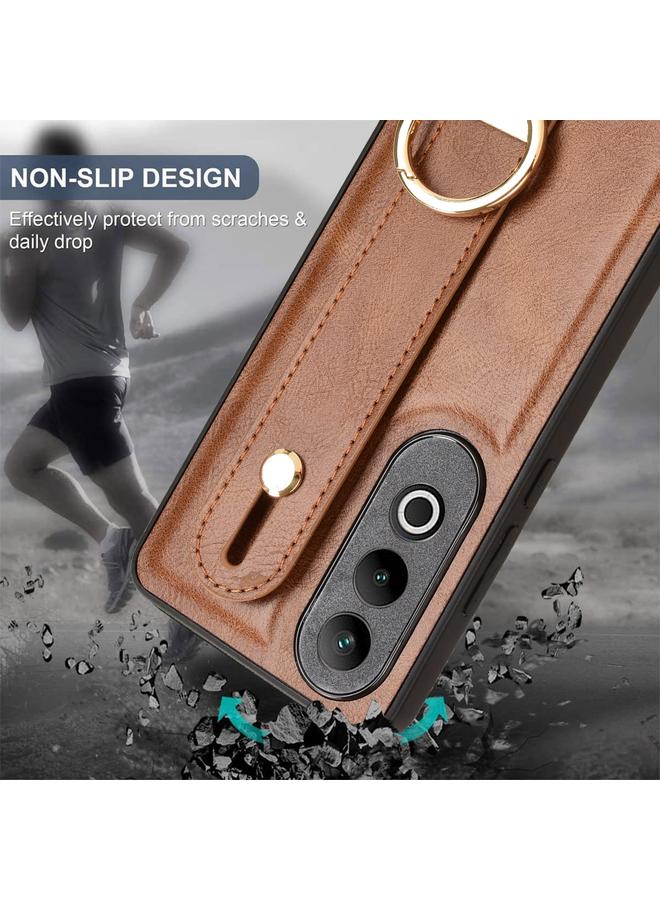 S-TOP Case For OnePlus Nord CE4 Wristband Leather Back Phone Case - Image 4
