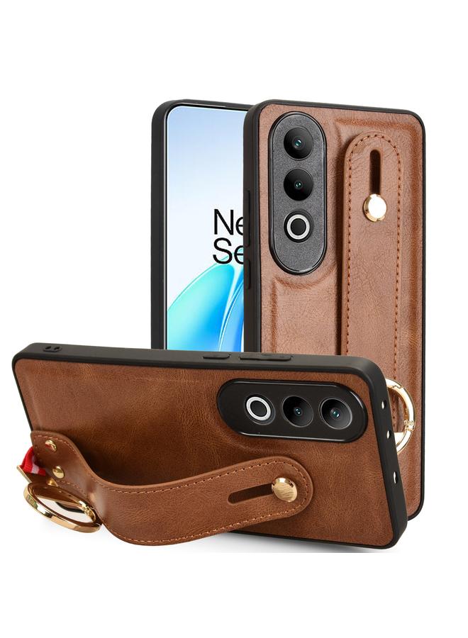 S-TOP Case For OnePlus Nord CE4 Wristband Leather Back Phone Case - Image 1