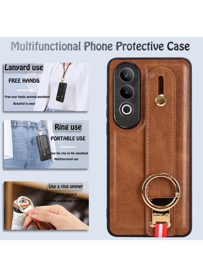 S-TOP Case For OnePlus Nord CE4 Wristband Leather Back Phone Case - Image 5