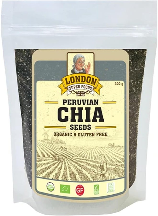 LSF بذور الشيا العضوية البيروفية خالية من الغلوتين 300GM