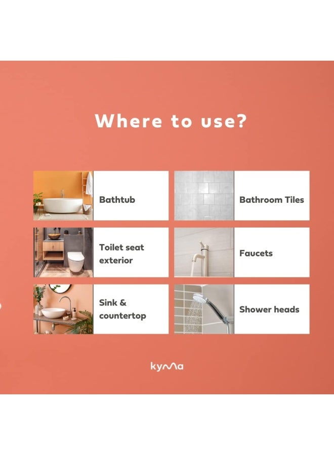 kyma أقراص إعادة تعبئة منظف الحمام كيمّا 1.5 لتر - Image 5