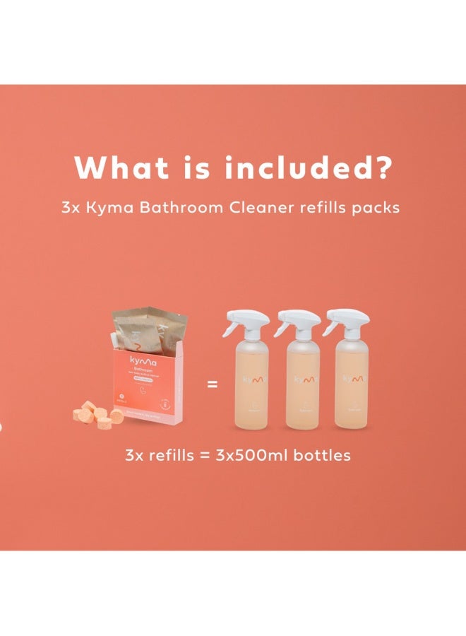 kyma أقراص إعادة تعبئة منظف الحمام كيمّا 1.5 لتر - Image 1