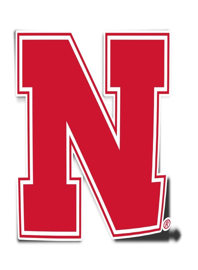 Desert Cactus University of Nebraska NU Huskers Vinyl Decal Laptop Water Bottle Car Scrapbook Sticker (IND 1) - Image 1