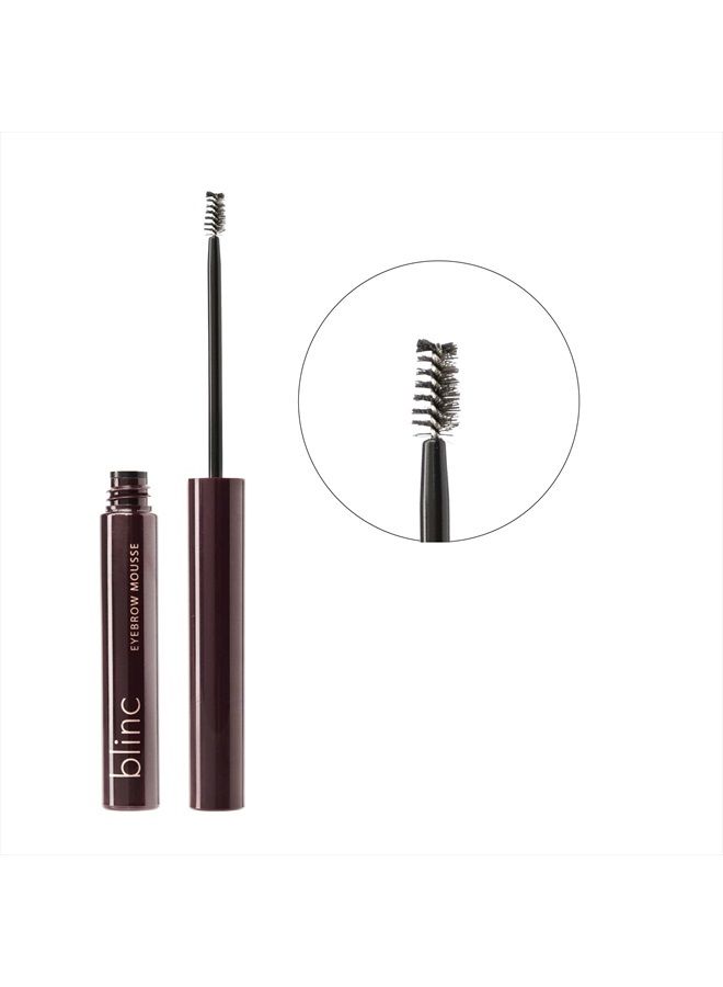 Blinc Eyebrow Mousse, Extreme Hold Tinted Eyebrow Gel with Peptides and Vitamins A & E, Natural Finish, Long-Wearing, Waterproof, Vegan, Gluten-Free & Cruelty-Free, Dark Brunette, 4.7mL/ 0.16 Fl. Oz - Image 2