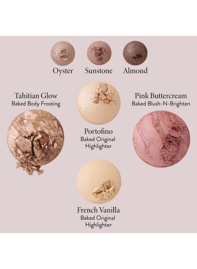 لوار جيلر نيويورك لورا جيلر نيويورك - لوحة ألوان مخبوزة "أفضل ما في الأفضل" - حجم كامل - تتضمن برونزر، أحمر خدود، قلمين هايلايتر، و3 ظلال عيون - سهلة الحمل - Image 3