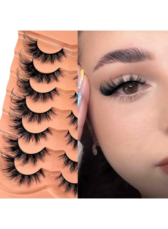 أنمي 7 أزواج رموش العين الرموش الصناعية رقيق حجم جلدة - Image 2